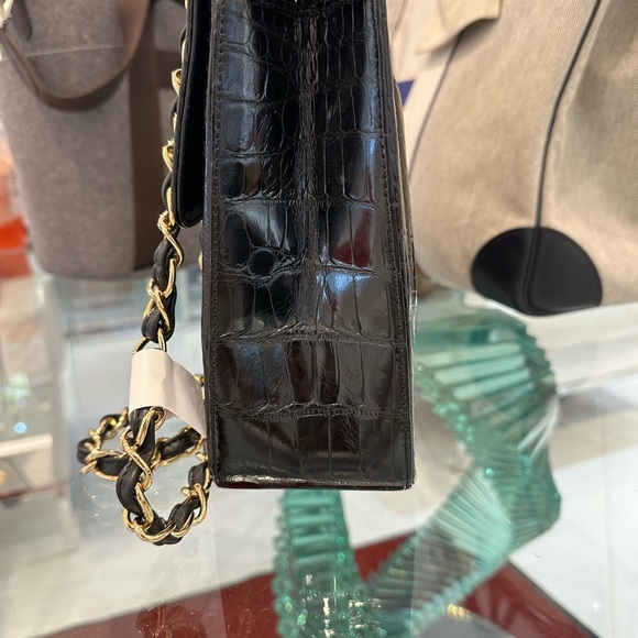 Authentic Chanel Crocodile Jumbo Handbag - Picture 5 of 7